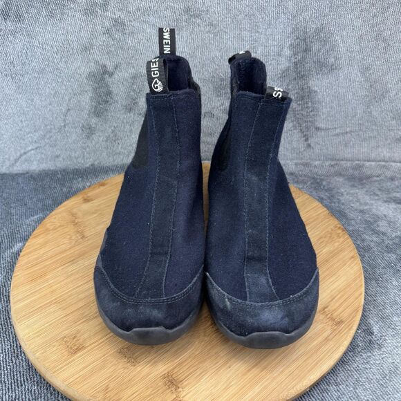 Giesswein Merino Wool Boots Womens Size 9 EU 40 Black Chelsea Slip On Ankle Warm - Picture 3 of 11